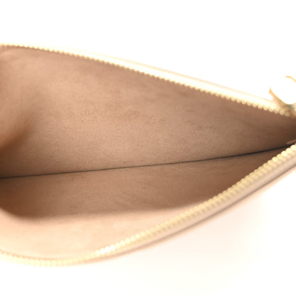 Louis Vuitton Empreinte Monogram Giant Neverfull MM Pochette Cream 5 of 9