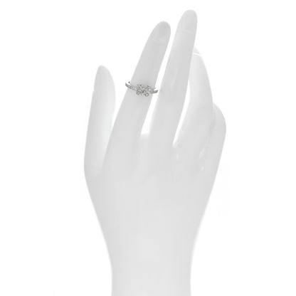 Tiffany Platinum Diamond Enchant Butterfly Ring 49 5 2 of 7