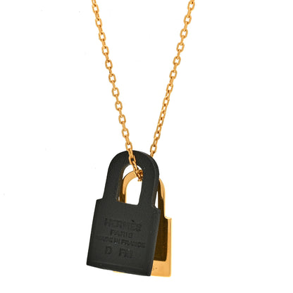 Hermes Swift O'Kelly Pendant Necklace Black 5 of 7