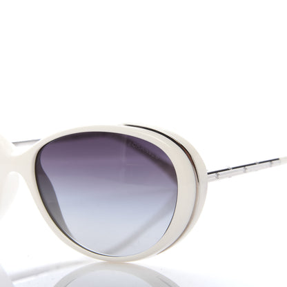 Chanel Butterfly Sunglasses 6037 White 7 of 8
