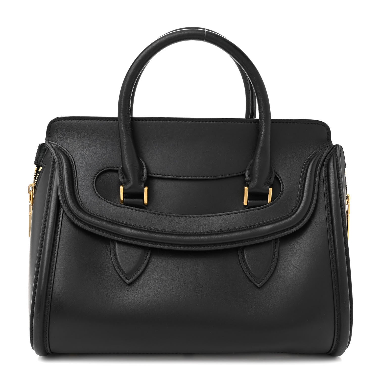 Alexander McQueen Calfskin Small Heroine Black 1 of 22