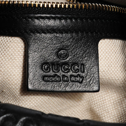 Gucci Guccissima Medium Emily Hobo Black 6 of 7