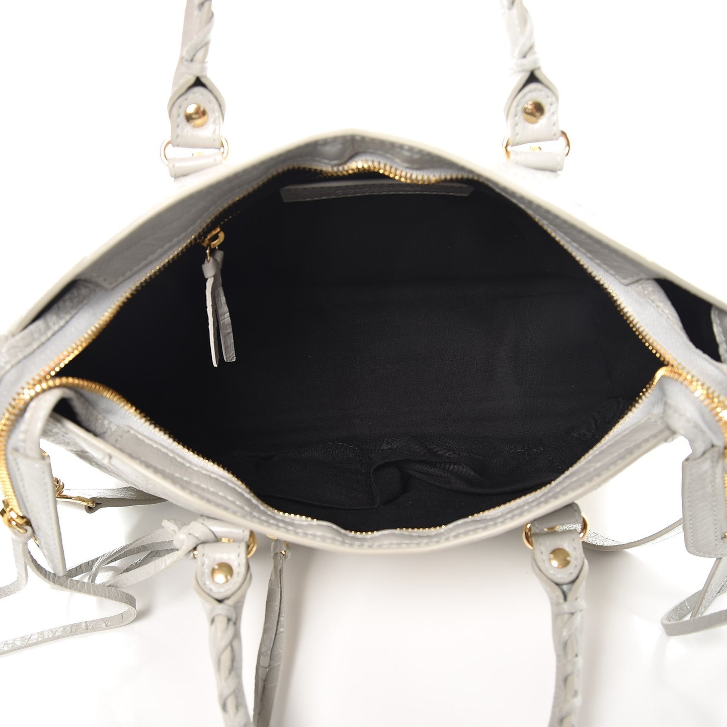 Agneau Classic Gold Hardware S City Gris Nuage