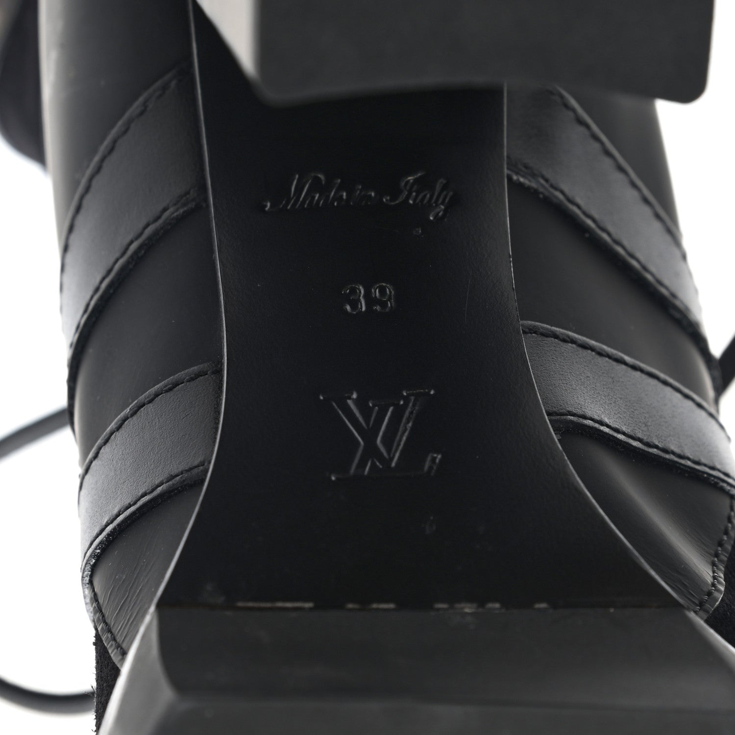 Louis Vuitton Suede Calfskin Monogram Star Trail Ankle Boots 39 Black 6 of 7