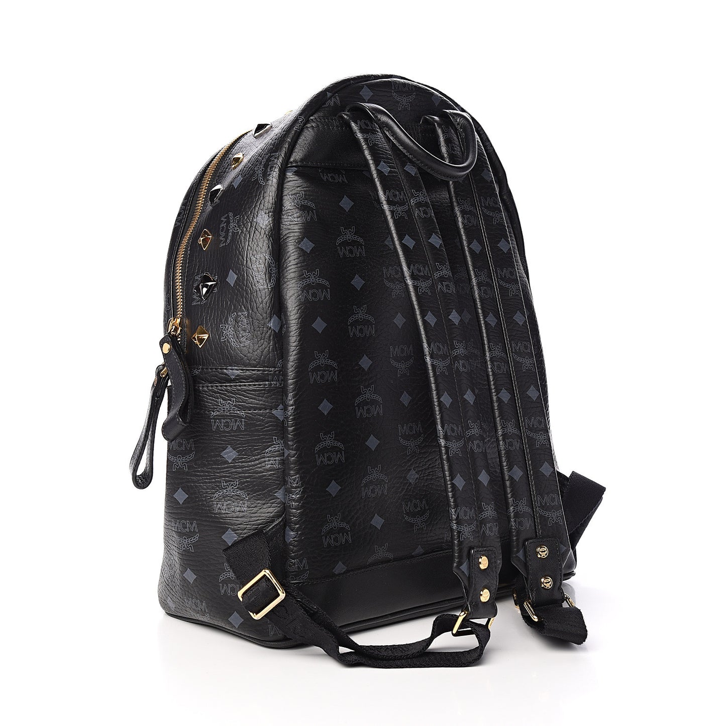 Visetos Studded Medium Stark M Backpack Black