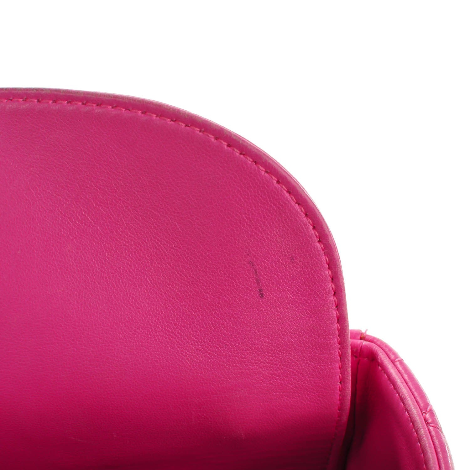 Christian Dior Lambskin Cannage Mini Lady Dior Sorbet 9 of 9