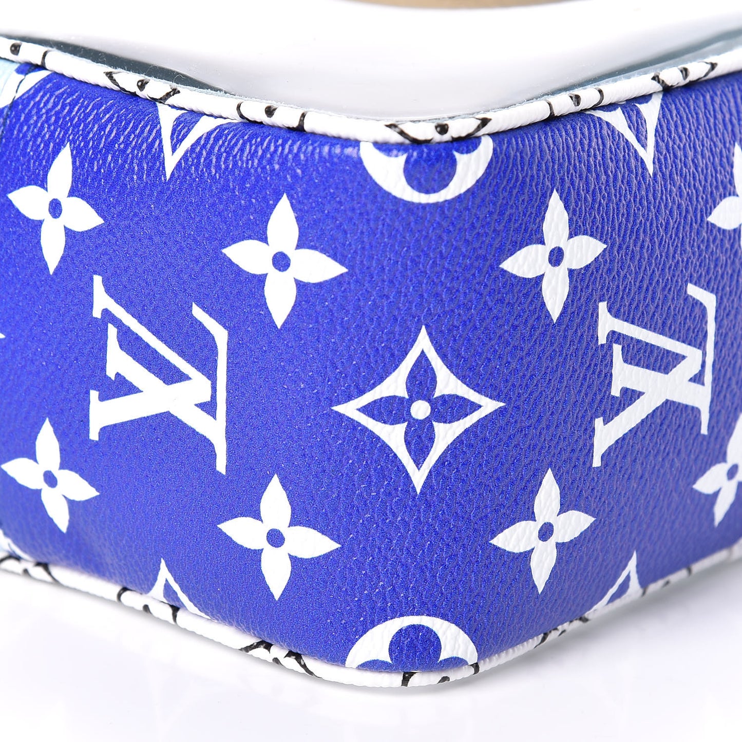 Monogram Giant Hawaii Beach Pouch Blue