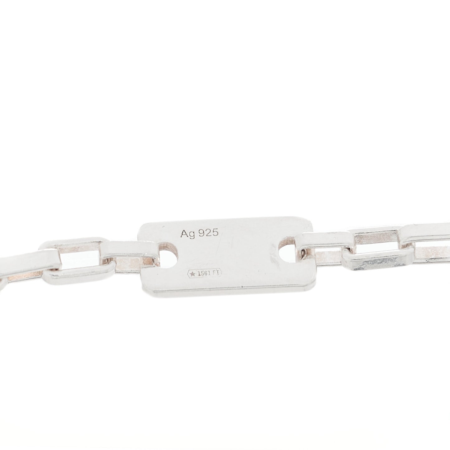 Sterling Silver Double G Charm Bracelet