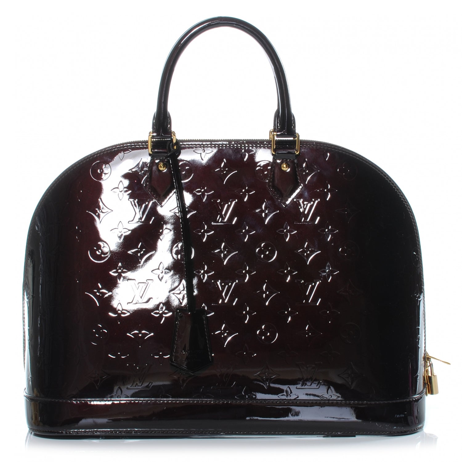 Louis Vuitton Vernis Alma GM Amarante 1 of 7