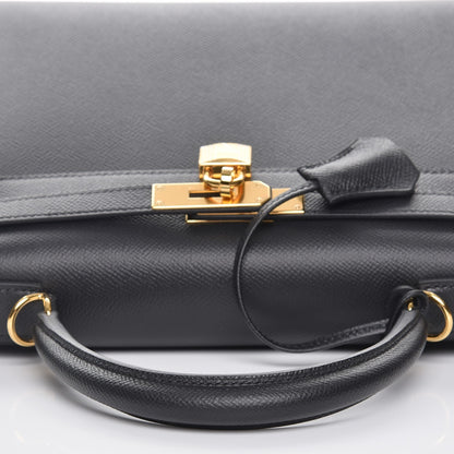 Hermes Epsom Kelly Sellier 28 Black 14 of 30