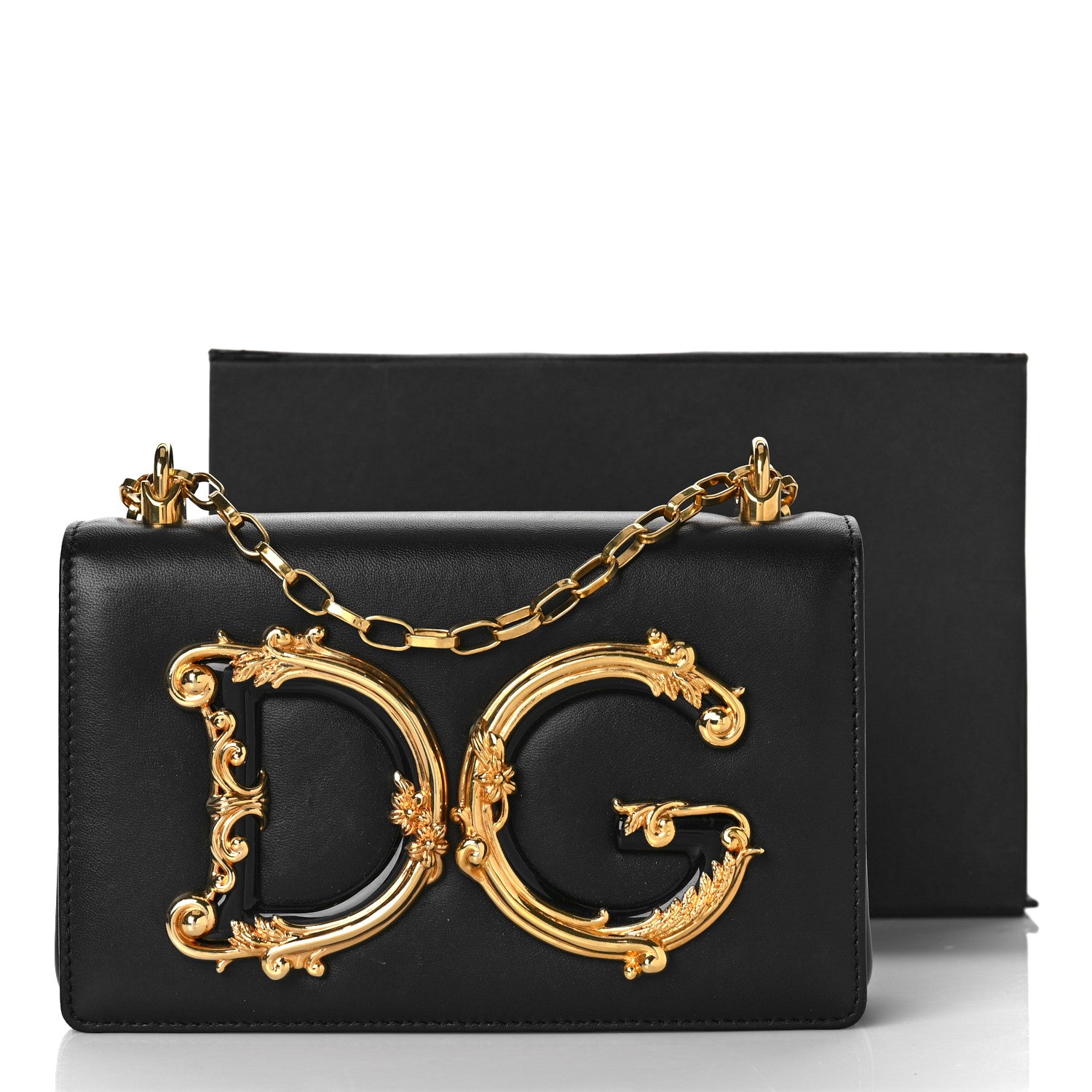 Dolce & Gabbana Nappa DG Girls Shoulder Bag Black 14 of 14