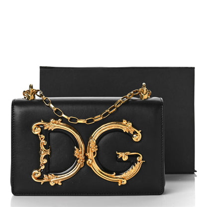 Dolce & Gabbana Nappa DG Girls Shoulder Bag Black 14 of 14