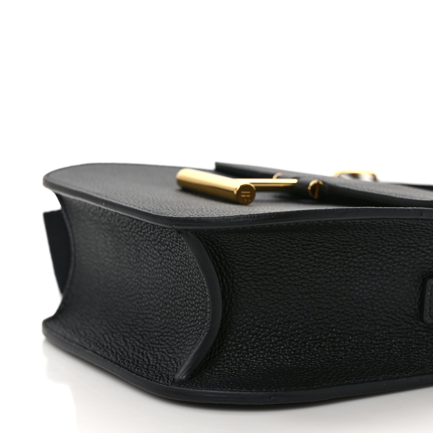 Tom Ford Grained Calfskin Mini T Clasp Tara Crossbody Bag Black 9 of 12