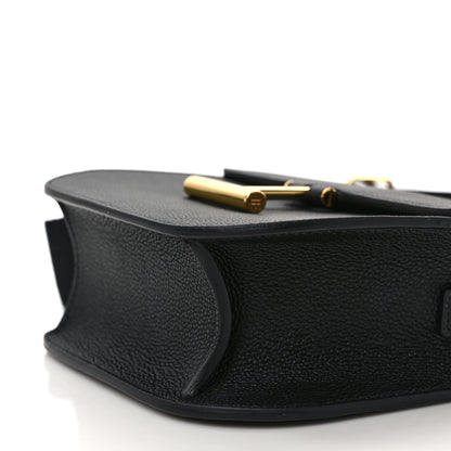 Tom Ford Grained Calfskin Mini T Clasp Tara Crossbody Bag Black 9 of 12