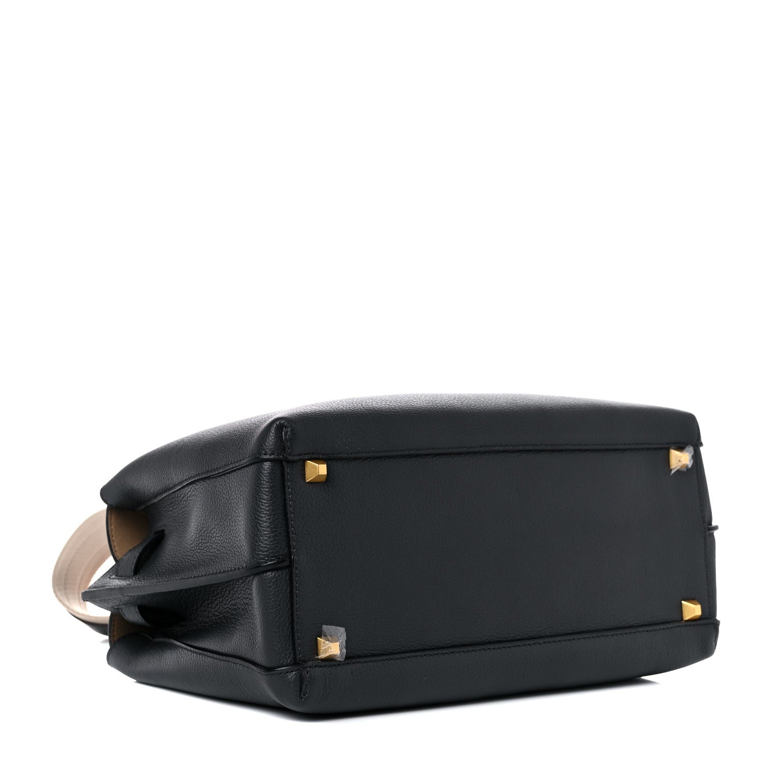 MCM Grained Calfskin Medium Milla Tote Phantom Grey 4 of 12