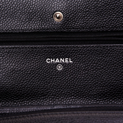 Chanel Caviar Quilted Wallet On Chain WOC Black 8 of 11