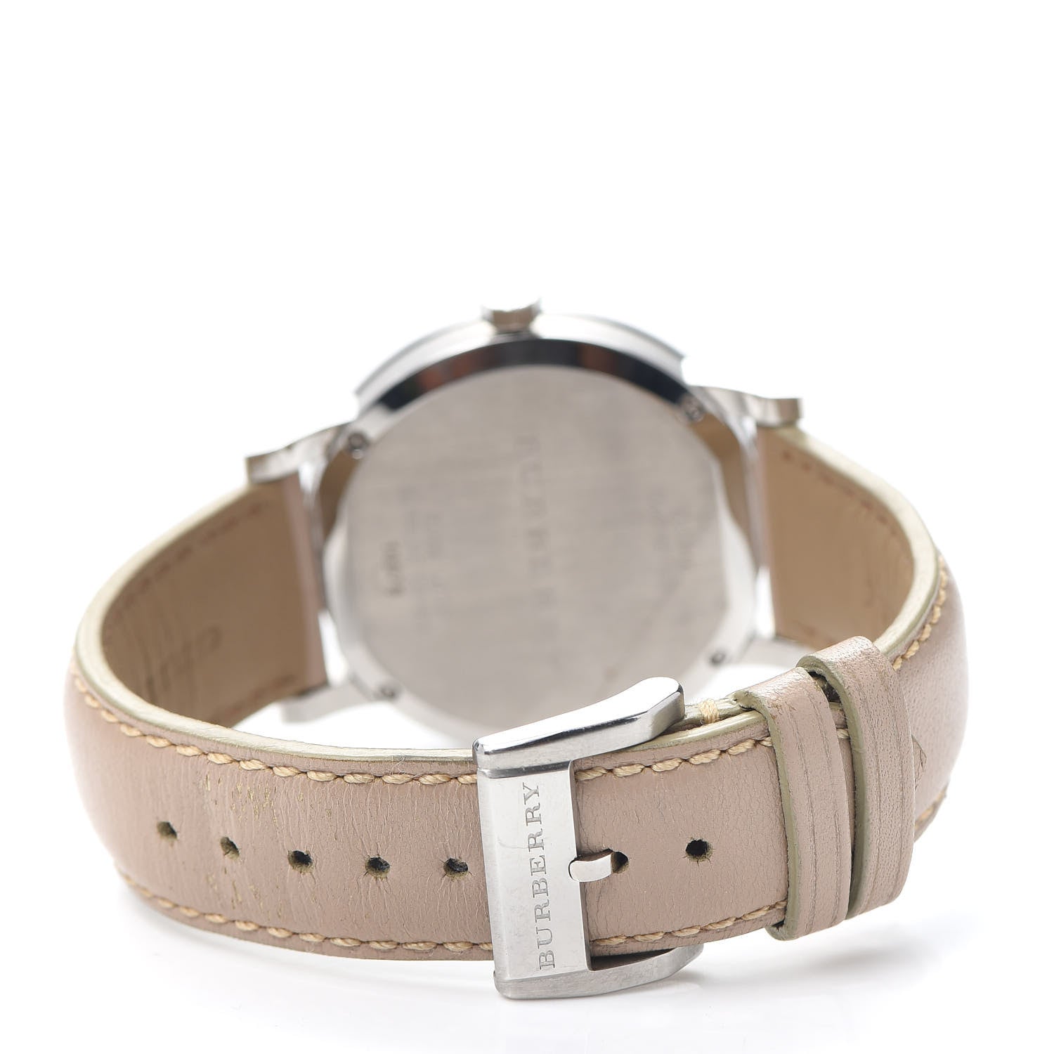 Burberry Stainless Steel Calfskin 38mm The City Quartz Watch Beige BU9010 3 of 5