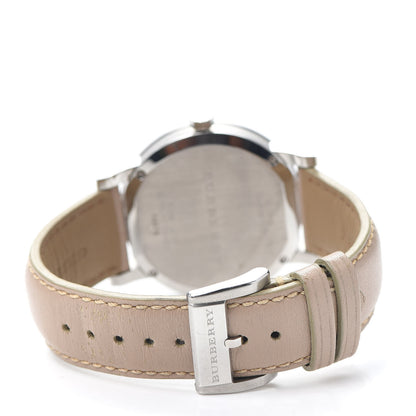 Burberry Stainless Steel Calfskin 38mm The City Quartz Watch Beige BU9010 3 of 5