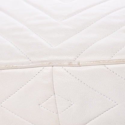 Chanel Lambskin Chevron Tassel Camera Case White 16 of 21