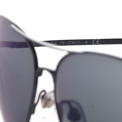 Chanel Metal Aviator CC Sunglasses 4189 T-Q Black 6 of 9