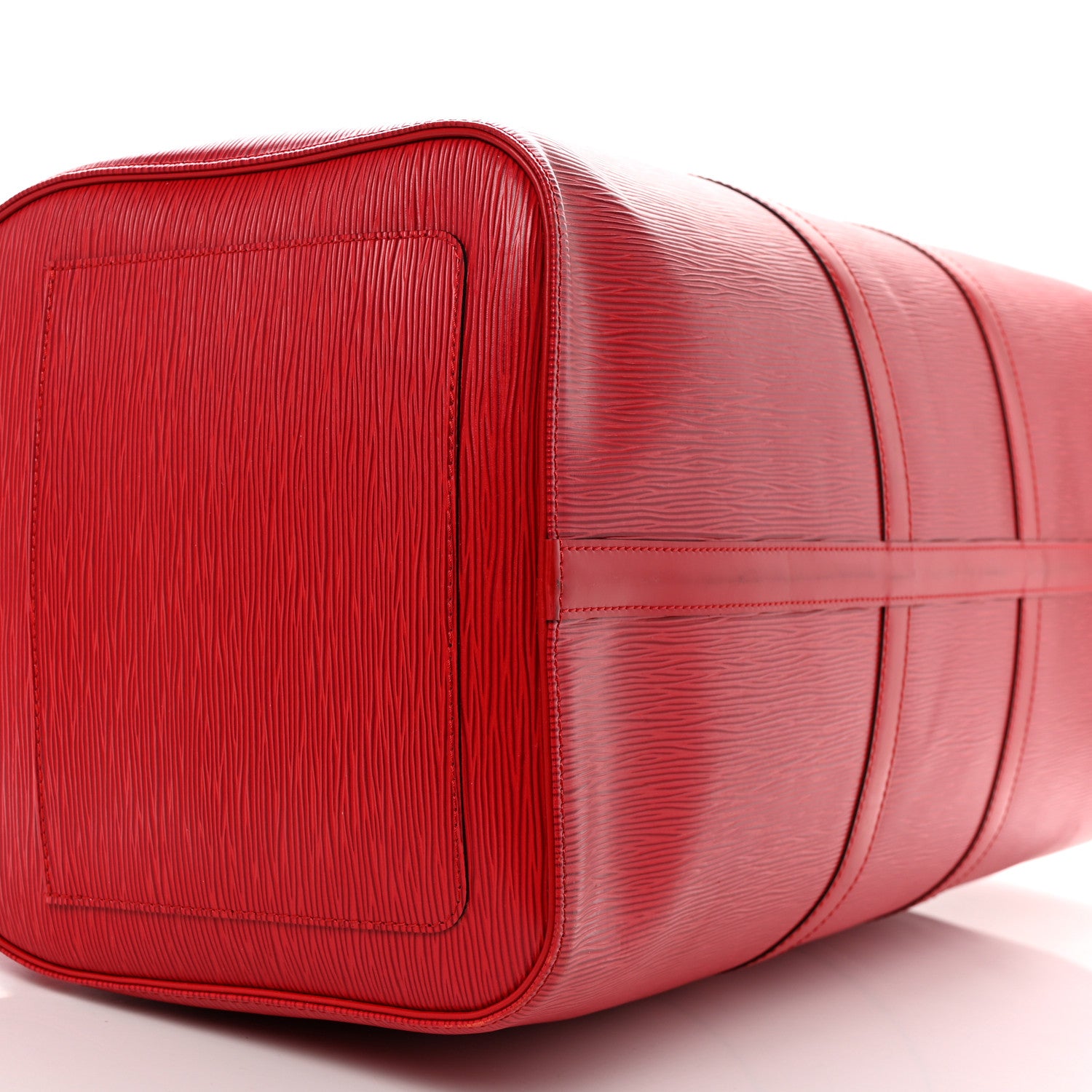 Louis Vuitton Epi Keepall 55 Castillan Red 7 of 15