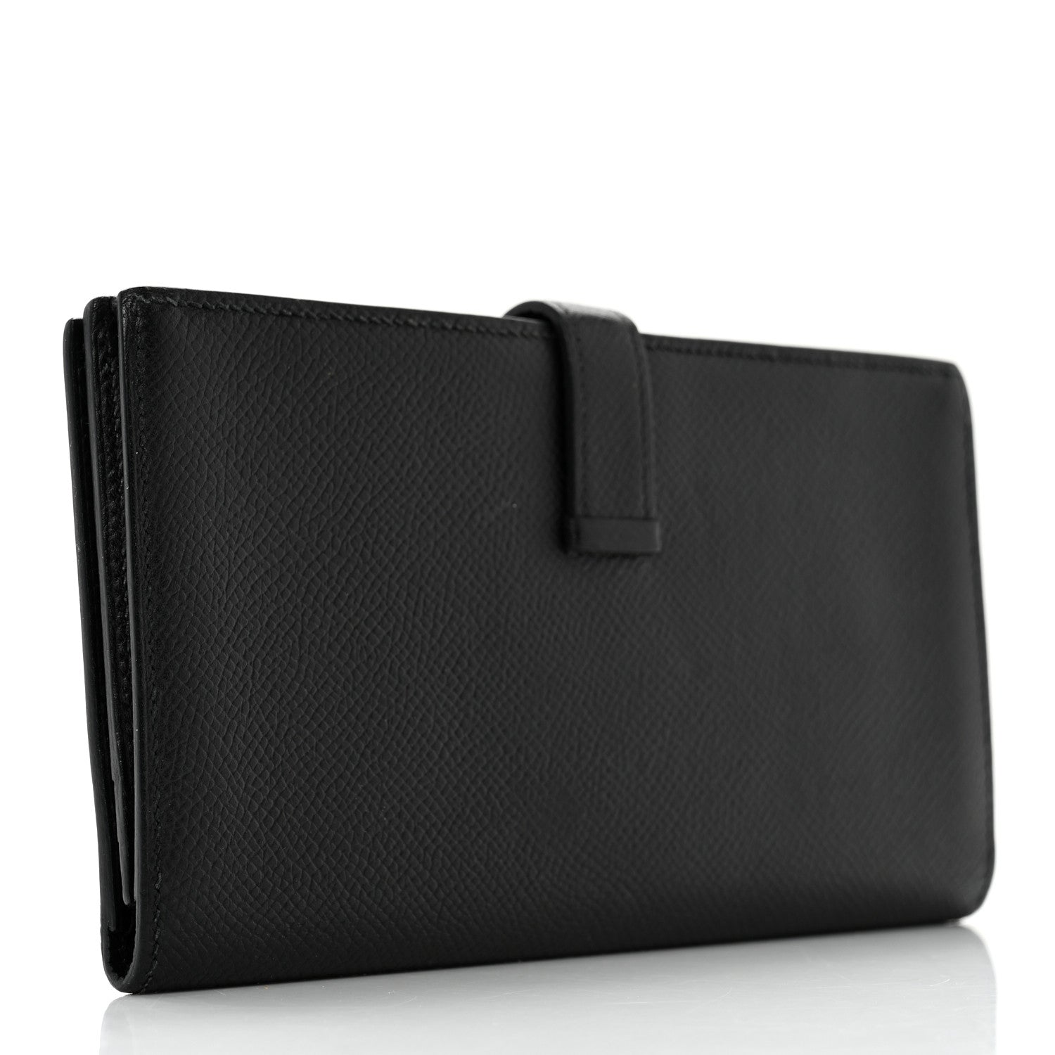 Hermes Epsom Bearn Gusset Wallet Black 3 of 14