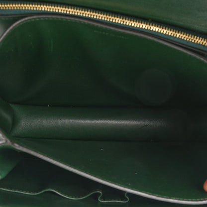Celine Box Calfskin Medium Classic Box Flap Bag Dark Green 5 of 12