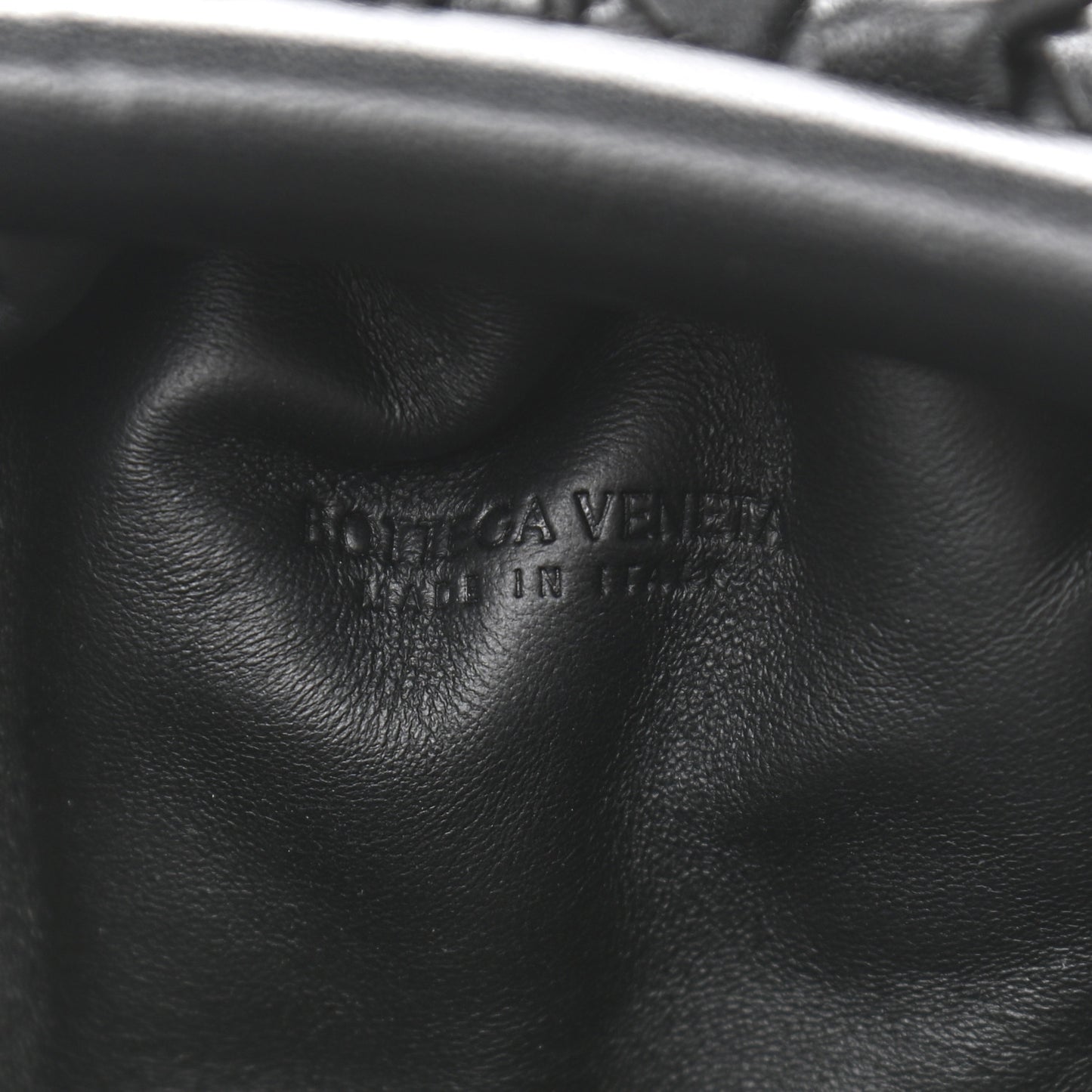 Nappa Intrecciato The Mini Pouch Black