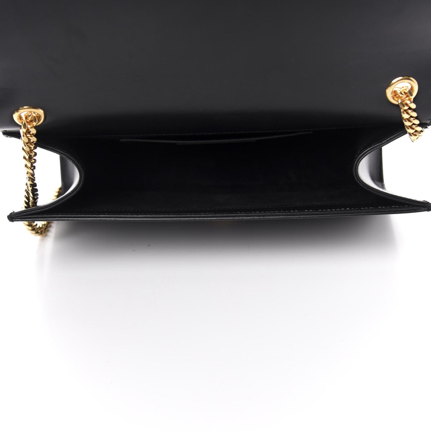 Smooth Calfskin Medium Classic Monogram Kate Tassel Satchel Black