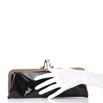 Christian Louboutin Patent Miss Loubi Clutch Black 2 of 7