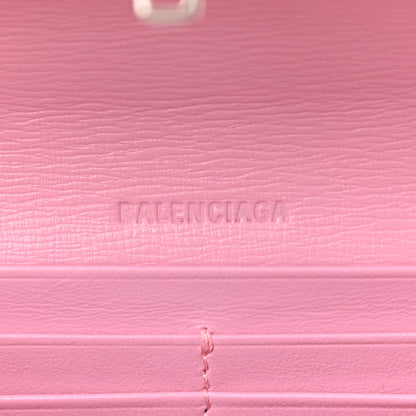 Balenciaga Calfskin Stripe Embossed Gossip Chain Bag XS Candy Pink 6 of 10