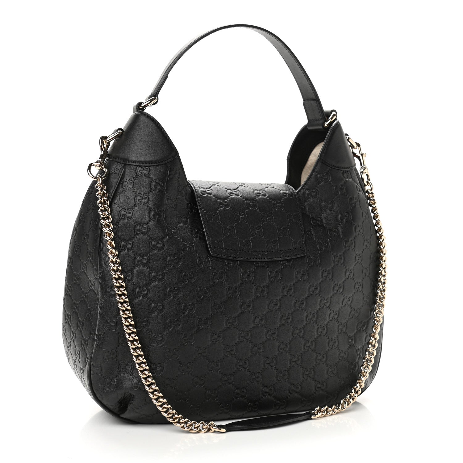 Gucci Guccissima Medium Emily Hobo Black 3 of 11