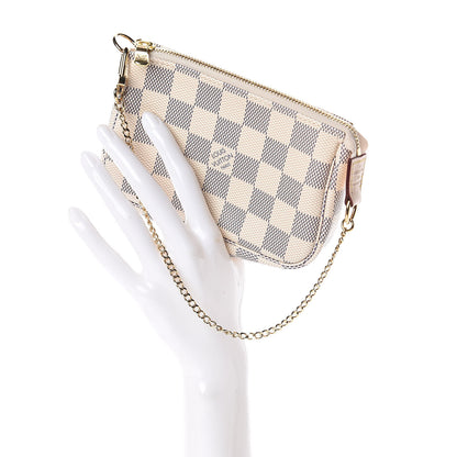 Louis Vuitton Damier Azur Mini Pochette Accessories 2 of 8