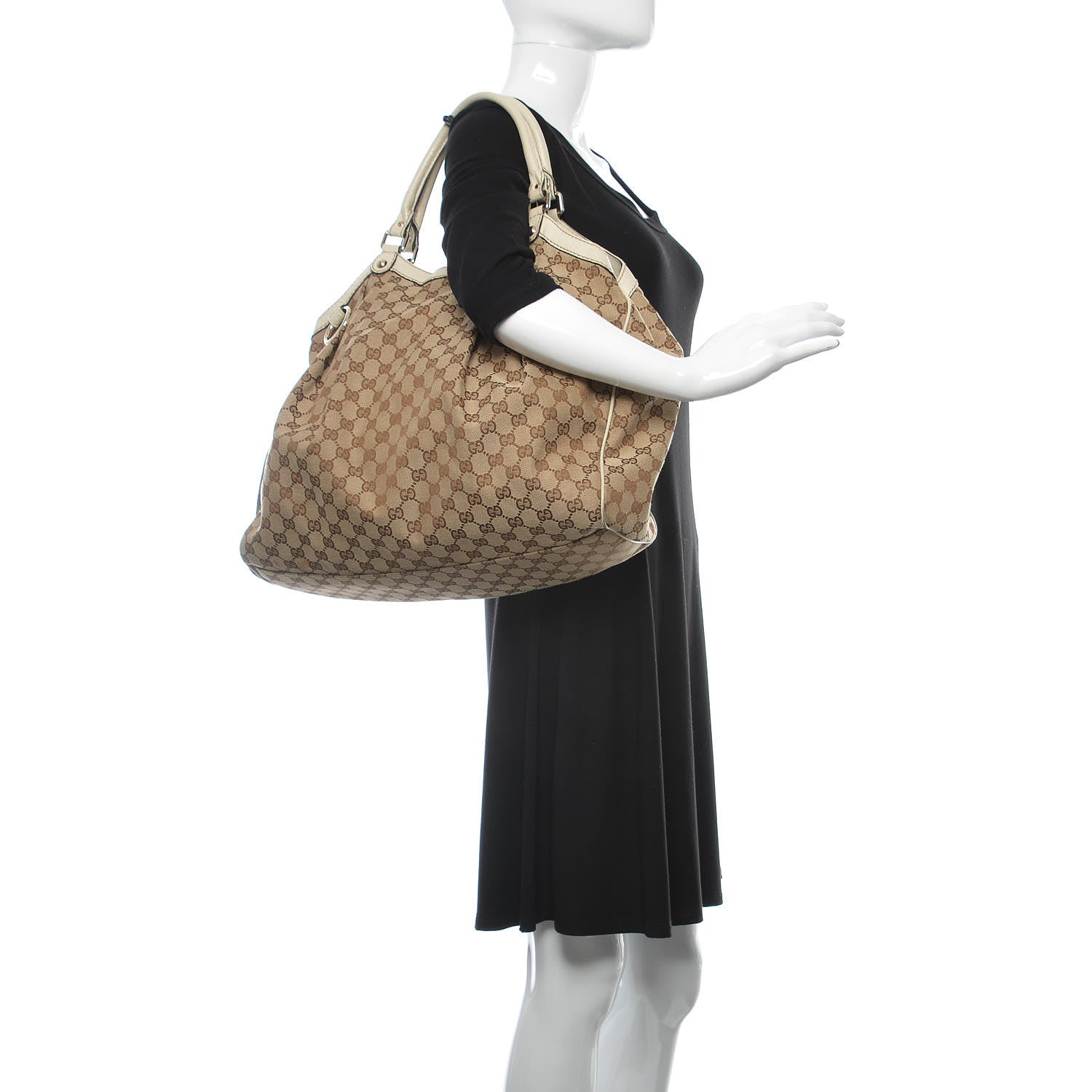 Gucci Monogram Large Sukey Tote Off White 2 of 17