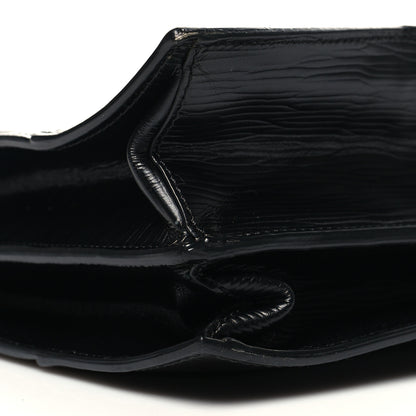Versace Legno Calfskin Palazzo Top Handle Briefcase Black 9 of 13