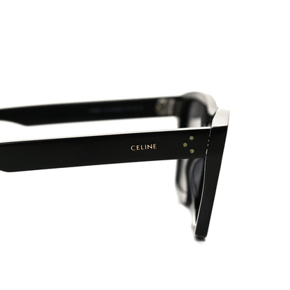 Celine Acetate Polarized Square Sunglasses CL40090I Black 5 of 8
