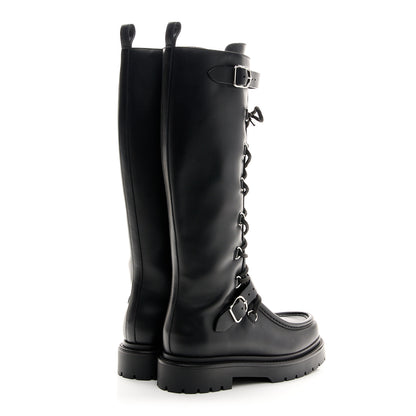 Hermes Calfskin Landscape Boots 38 Black 4 of 9