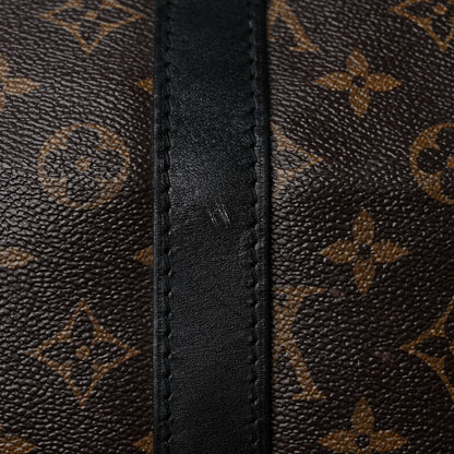 Louis Vuitton Monogram Macassar Keepall Bandouliere 55 18 of 23