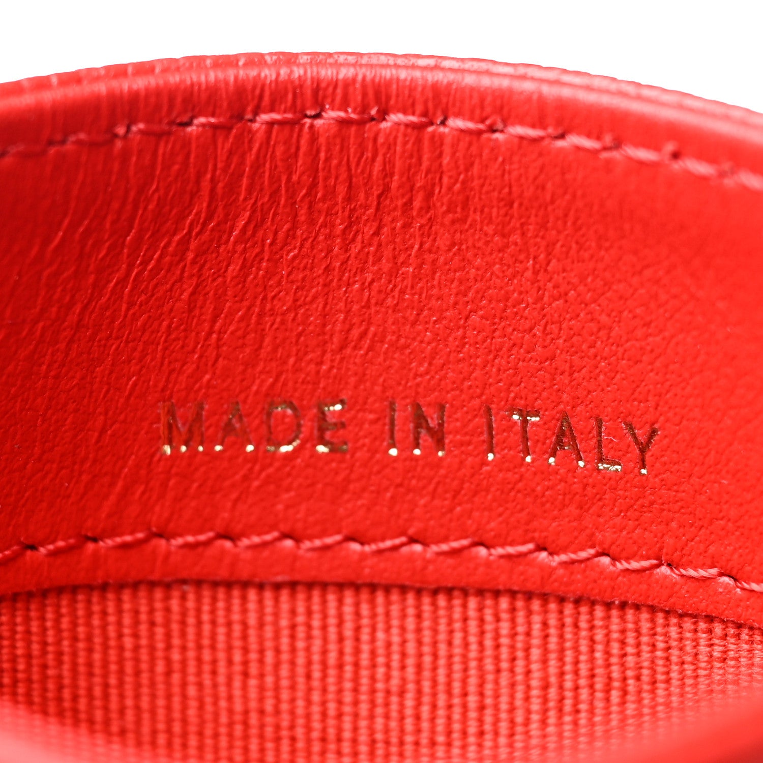 Chanel Caviar Quilted Card Holder Red 9 of 10