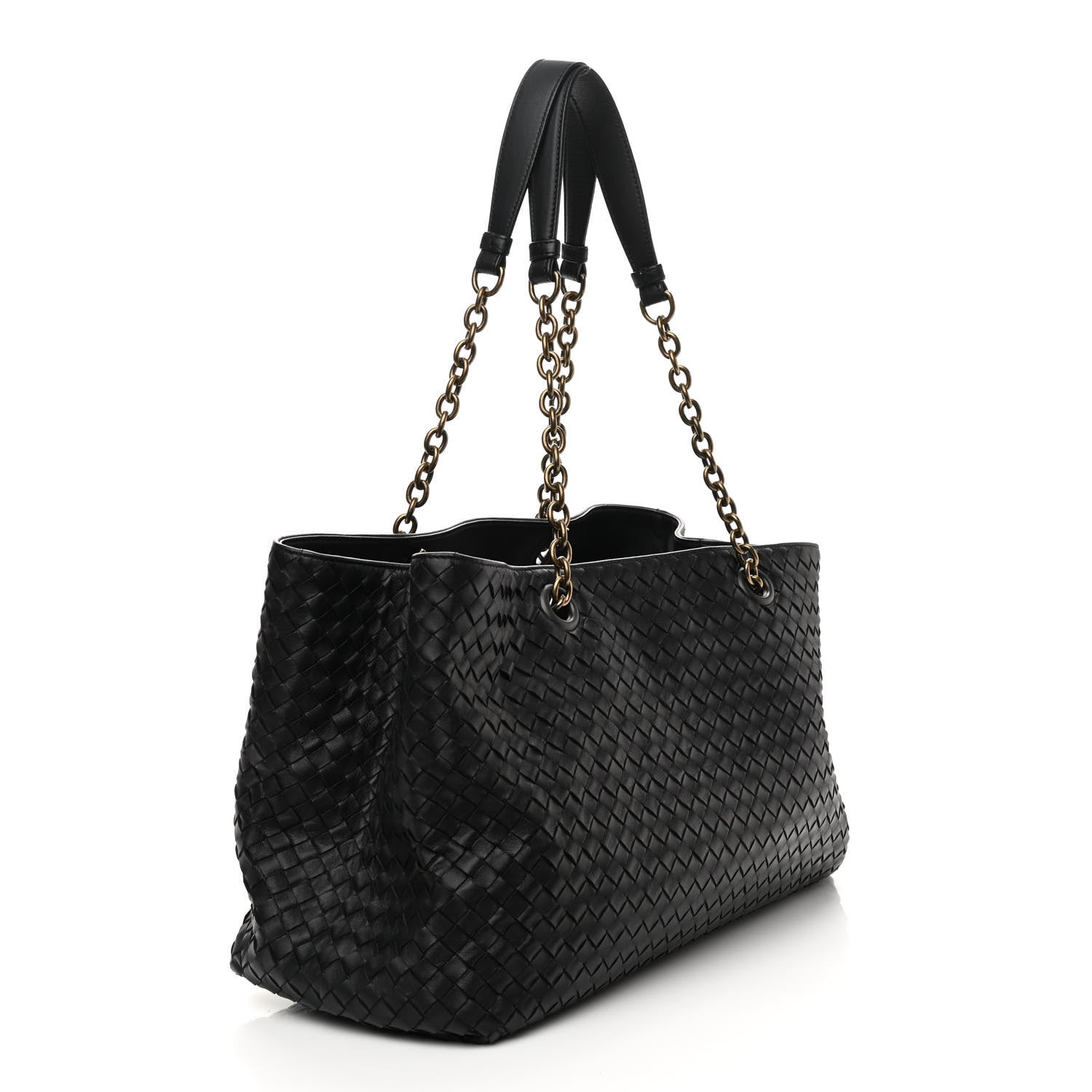 Bottega Veneta Nappa Intrecciato Large Tote Black 3 of 11