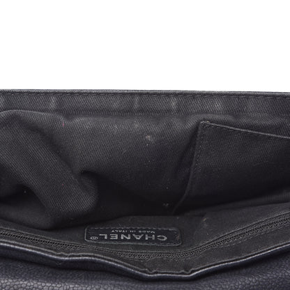 Chanel Caviar Half Moon Large Flap Black 10 of 15