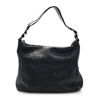 Bottega Veneta Nappa Intrecciato Hobo Navy 1 of 9