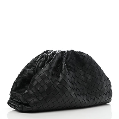 Bottega Veneta Nappa Maxi Intreccio The Pouch Oversized Clutch Black 3 of 10