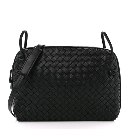 Bottega Veneta Nappa Intrecciato Nodini Crossbody Messenger Black 3 of 13