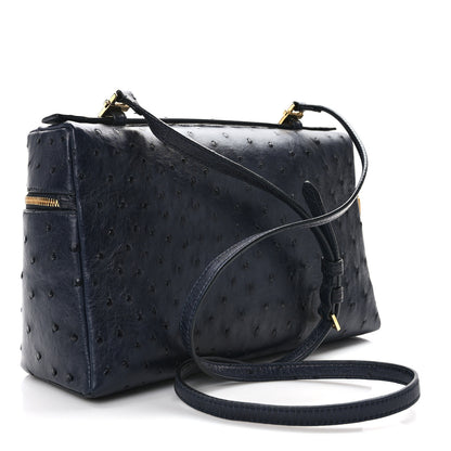 Loro Piana Ostrich Extra Pocket L27 Blue Navy 3 of 14