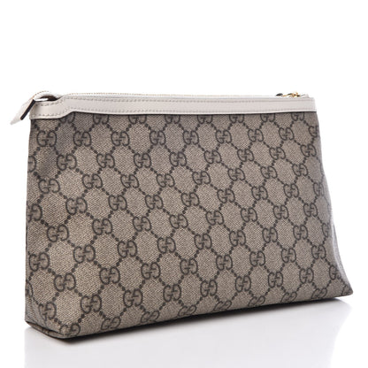 Gucci Soft GG Supreme Monogram Pouch White 3 of 9