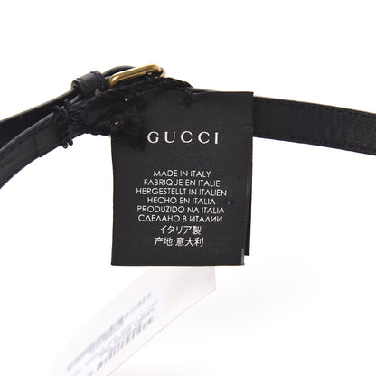 Gucci Lambskin Strass Sun Visor M Black 5 of 5