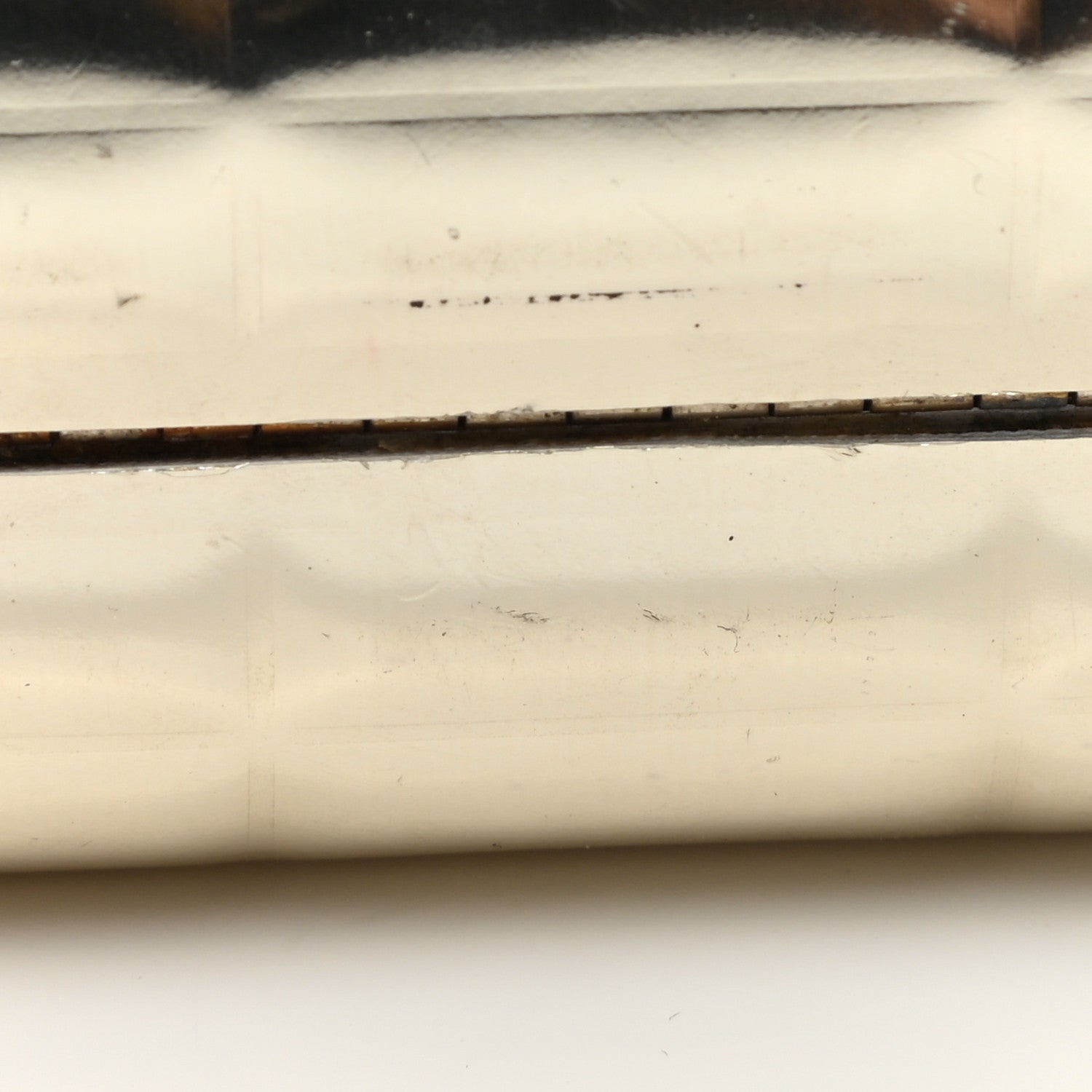 Chanel Metal Keyboard Clutch Dark Gold 12 of 13