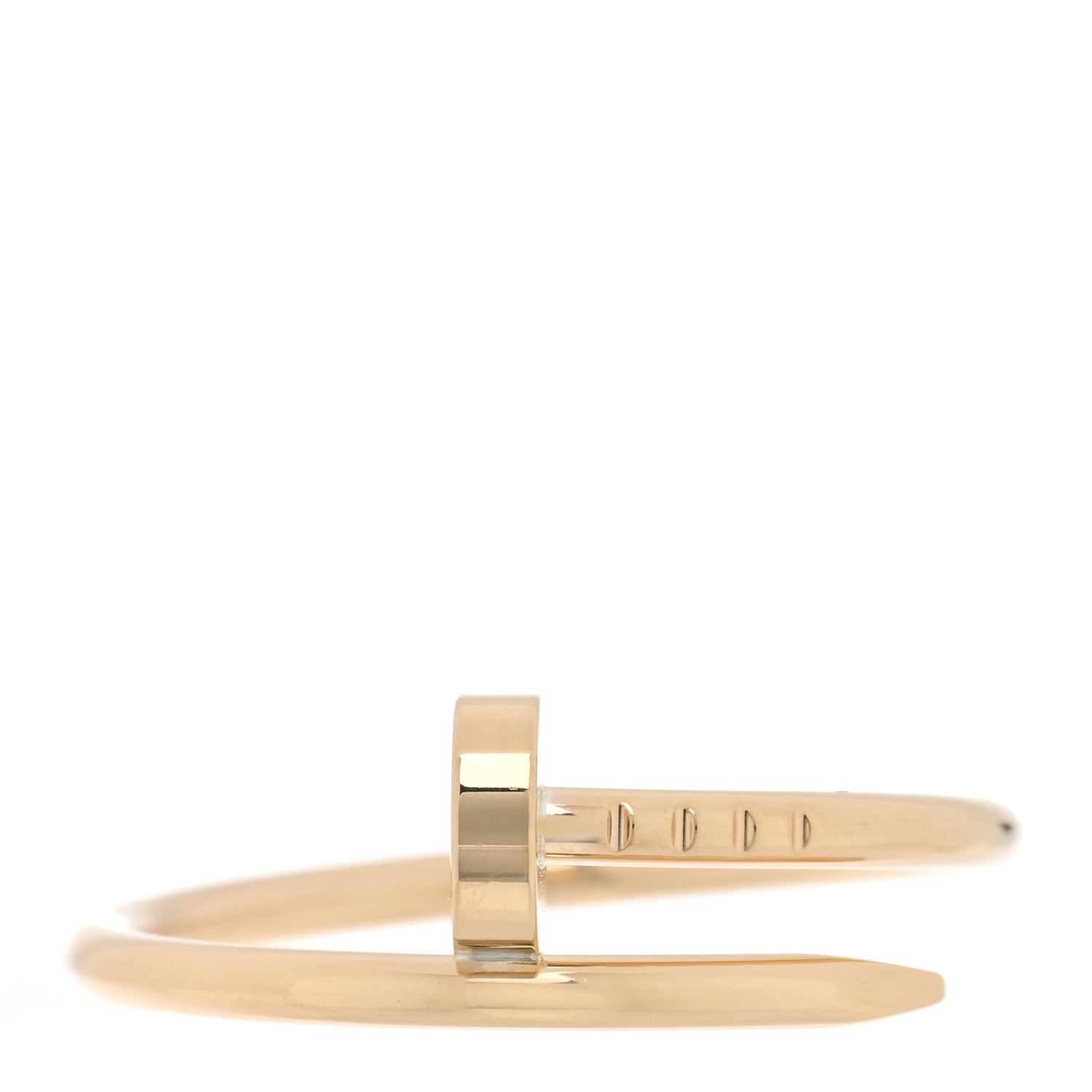 Cartier 18K Yellow Gold Small Juste Un Clou Ring 57 8 1 of 4