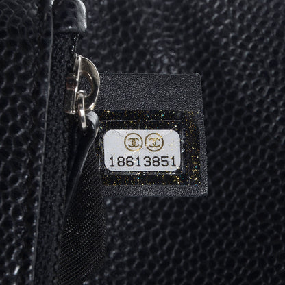 Chanel Caviar Half Moon Wallet On Chain WOC Black 8 of 8